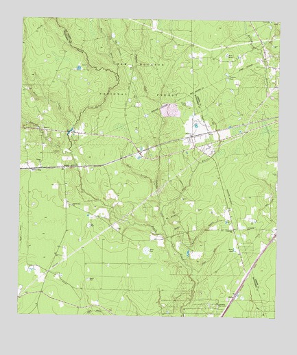 Fostoria, TX USGS Topographic Map