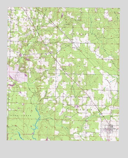 Fouke, AR USGS Topographic Map