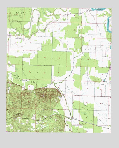 Fouke NE, AR USGS Topographic Map