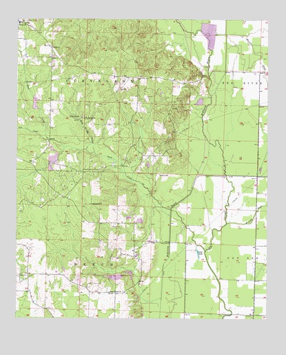 Fouke SE, AR USGS Topographic Map
