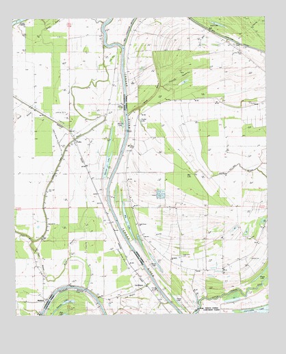 Foules, LA USGS Topographic Map