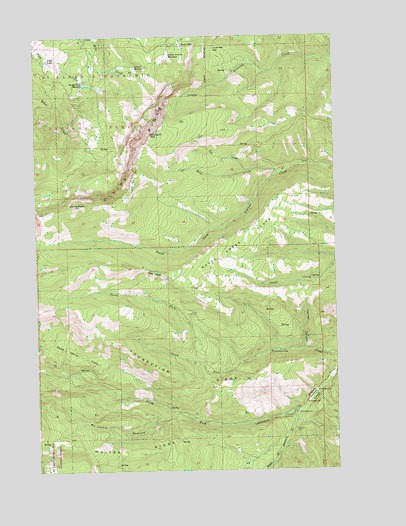 Foundation Ridge, WA USGS Topographic Map
