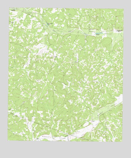 Adams SE, TX USGS Topographic Map