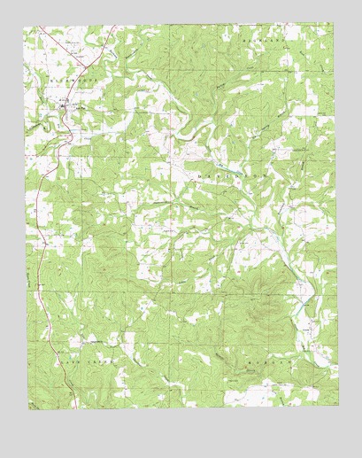 Ash Flat, AR USGS Topographic Map