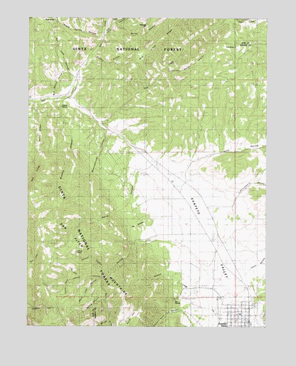 Fountain Green North, UT USGS Topographic Map