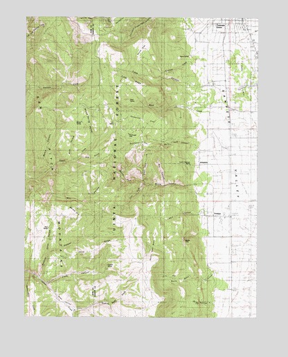 Fountain Green South, UT USGS Topographic Map