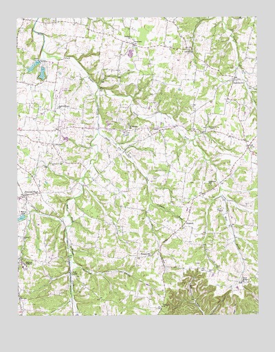 Fountain Head, TN USGS Topographic Map
