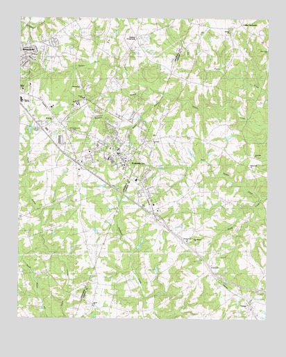 Fountain Inn, SC USGS Topographic Map