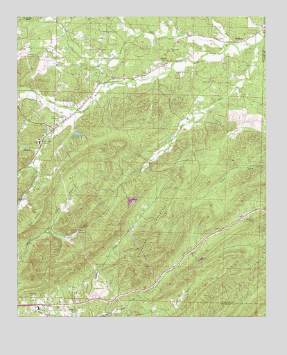 Fountain Lake, AR USGS Topographic Map