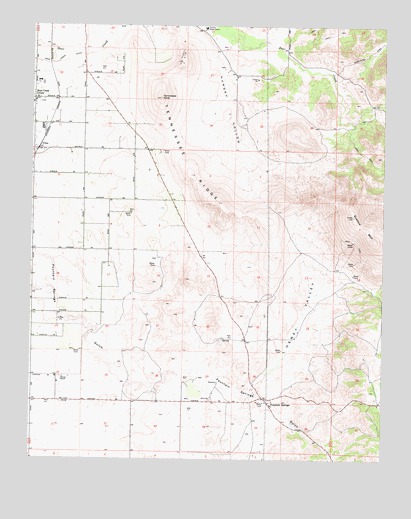 Fountain Springs, CA USGS Topographic Map