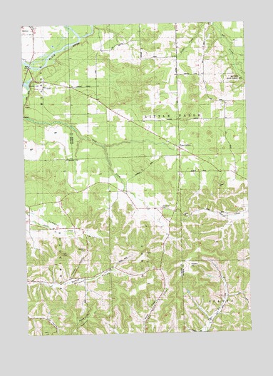 Four Corners, WI USGS Topographic Map