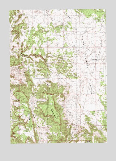 Four Corners, WY USGS Topographic Map