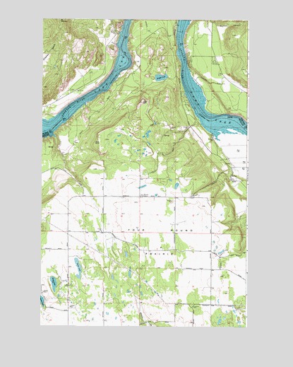 Four Mound Prairie, WA USGS Topographic Map