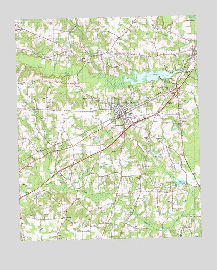 Four Oaks, NC USGS Topographic Map