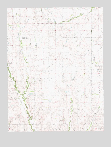 Ash Grove, KS USGS Topographic Map