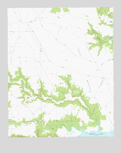 Four V Ranch, NM USGS Topographic Map
