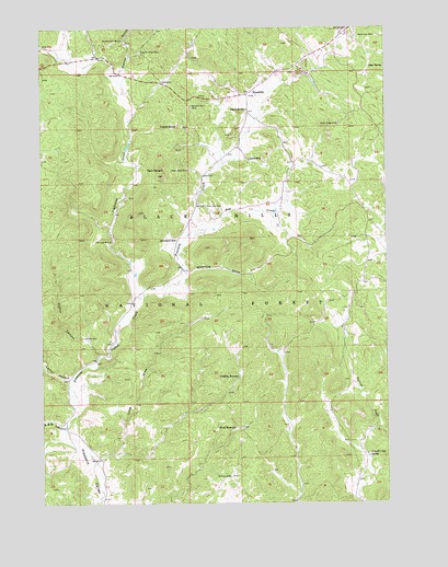 Fourmile, SD USGS Topographic Map
