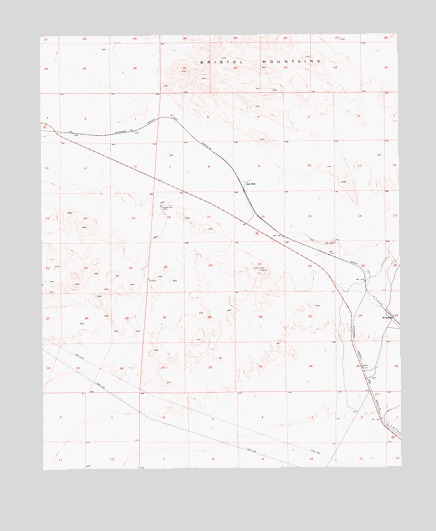 Ash Hill, CA USGS Topographic Map