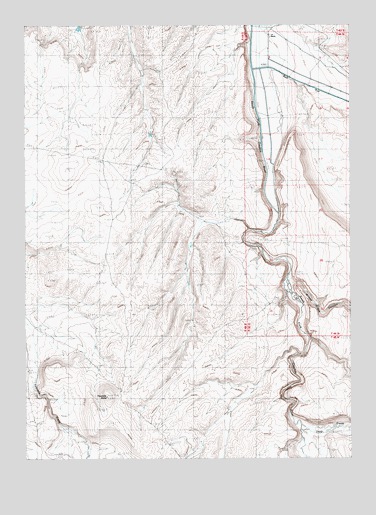 Fourmile Butte, NV USGS Topographic Map