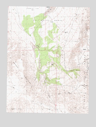 Fourmile Canyon, NV USGS Topographic Map