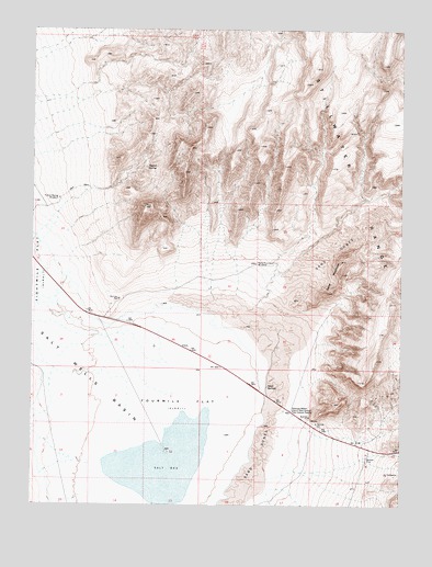 Fourmile Flat, NV USGS Topographic Map