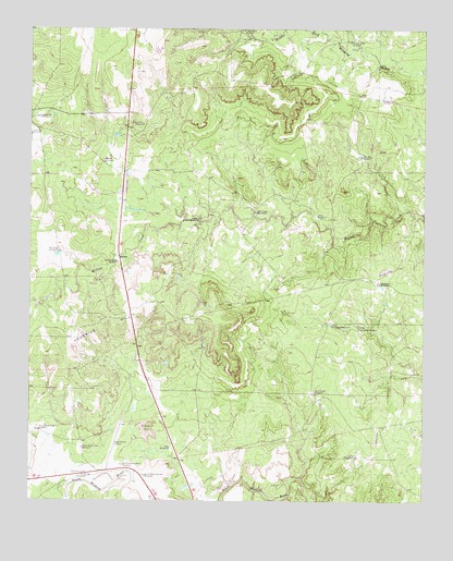 Fourmile Hill, TX USGS Topographic Map