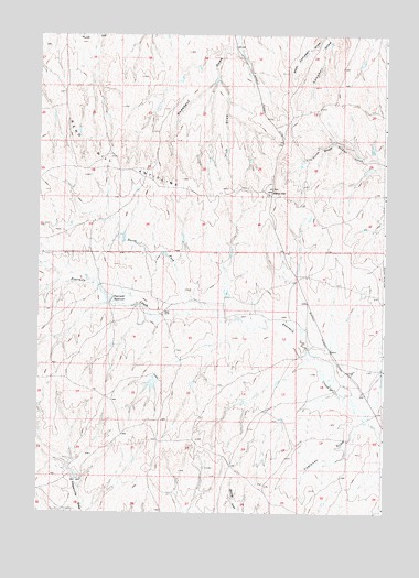 Fourmile Reservoir, WY USGS Topographic Map