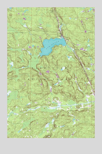 Ash Lake, MN USGS Topographic Map