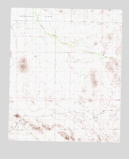 Fourth of July Butte, AZ USGS Topographic Map