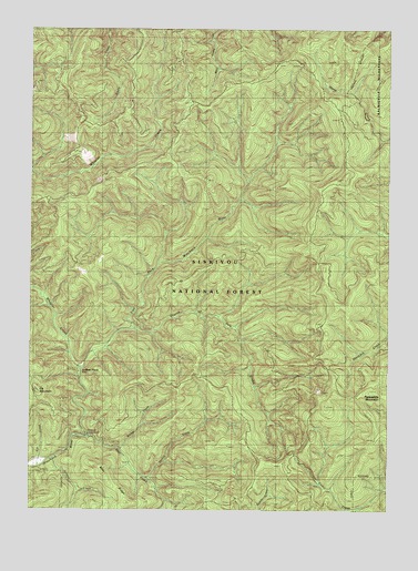 Fourth of July Creek, OR USGS Topographic Map