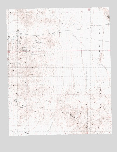 Fourth of July Mountain, NV USGS Topographic Map
