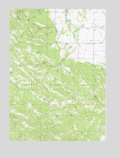 Fourth of July Peak, ID USGS Topographic Map