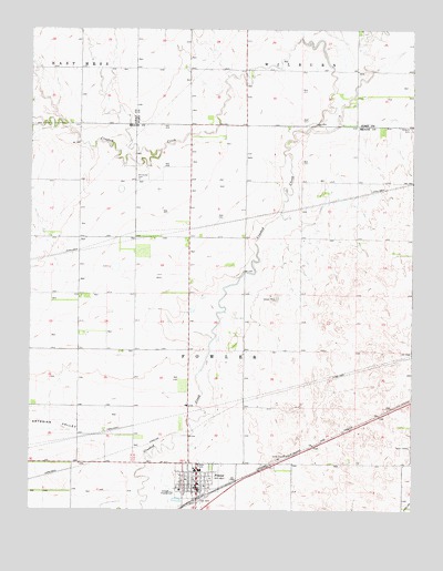Fowler, KS USGS Topographic Map