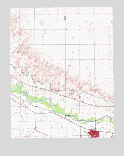 Fowler, CO USGS Topographic Map