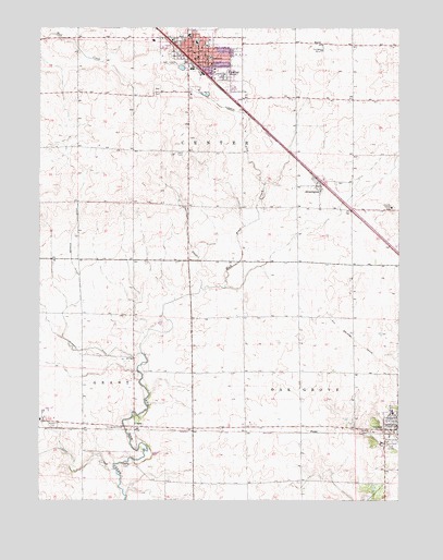 Fowler, IN USGS Topographic Map