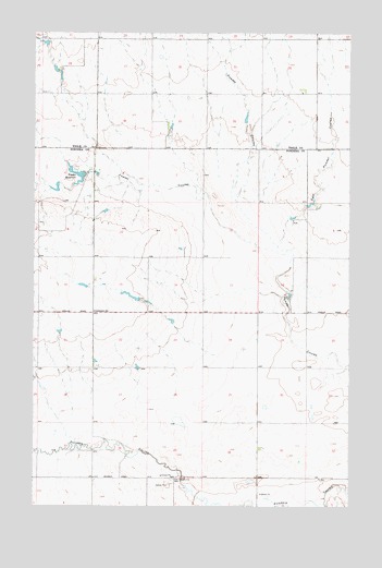 Fowler Coulee NE, MT USGS Topographic Map