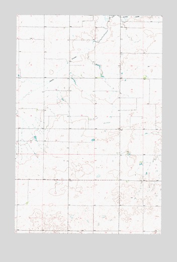 Fowler Coulee SE, MT USGS Topographic Map