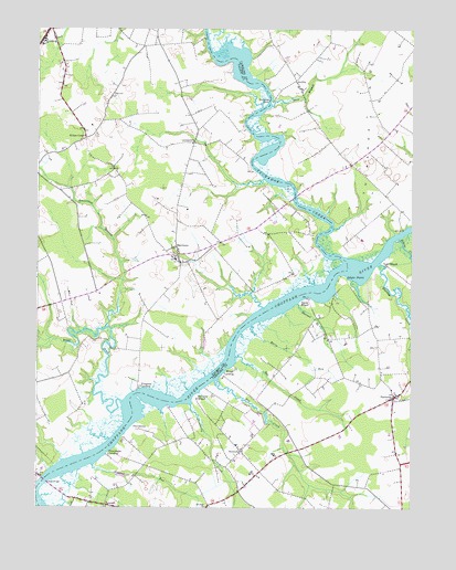 Fowling Creek, MD USGS Topographic Map