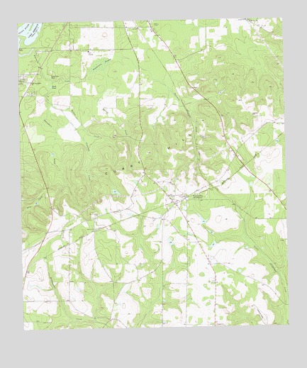 Fowlstown, GA USGS Topographic Map