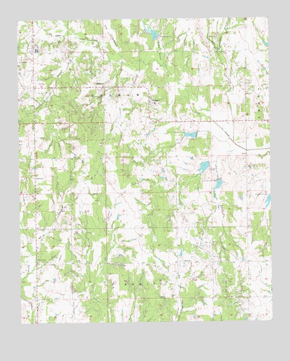 Fox, OK USGS Topographic Map