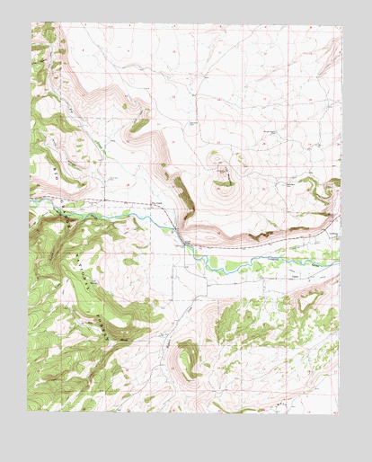 Fox Creek, CO USGS Topographic Map