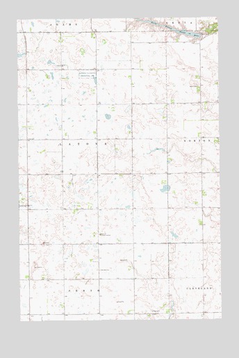 Adams SE, ND USGS Topographic Map
