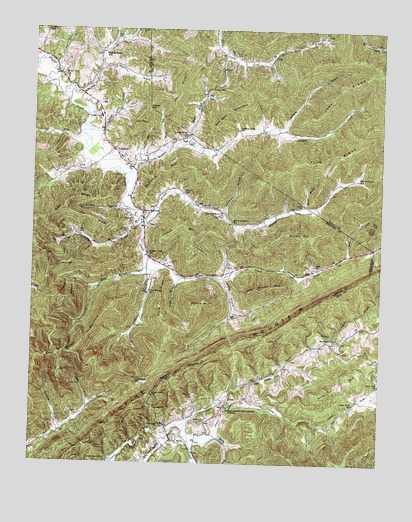Frakes, KY USGS Topographic Map