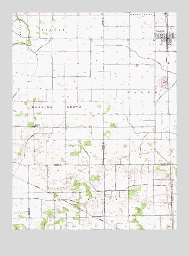 Francesville, IN USGS Topographic Map