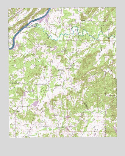 Francis Mill, AL USGS Topographic Map