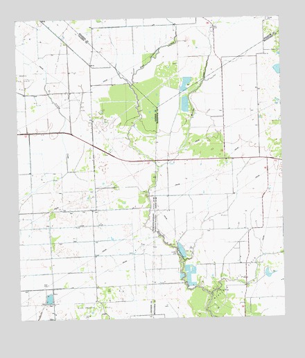 Francitas NE, TX USGS Topographic Map