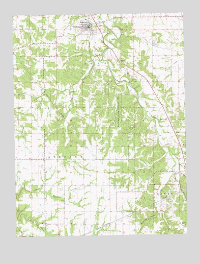 Frankford, MO USGS Topographic Map