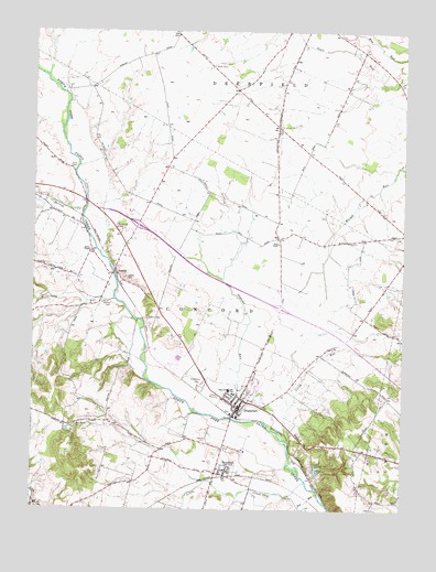 Frankfort, OH USGS Topographic Map