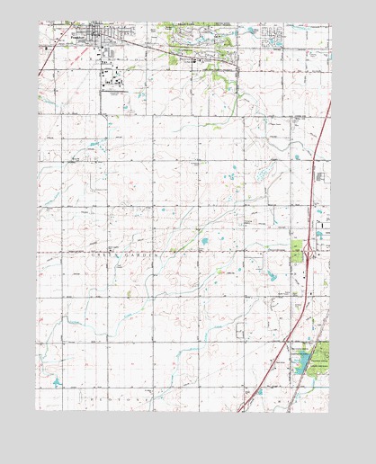 Frankfort, IL USGS Topographic Map
