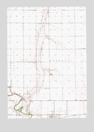 Frankfort, SD USGS Topographic Map